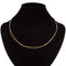 Collier Chaîne double en or maille gourmette et batonnets 58 Facettes 20-041B
