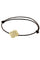 Bracelet Bracelet cuir trèfle diamanté 58 Facettes 8281