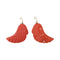 Boucles d'oreilles Boucles d'oreilles "Ailes" en or jaune, corail. 58 Facettes 23618