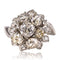 Bague 54 Bague rétro diamants bouquet 58 Facettes 20-196-51