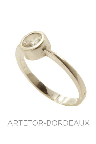 Bague 55 Solitaire moderne 0.56 carat 58 Facettes 1451