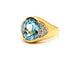 Bague 57 Bague Or jaune Topaze 58 Facettes 750307CN