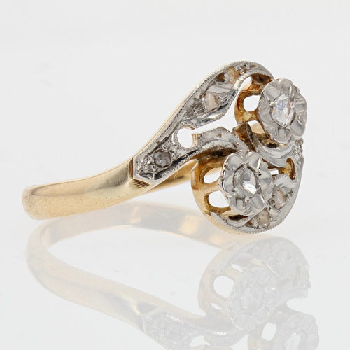 Bague 55 Bague ancienne de la Belle époque diamants 58 Facettes 19-523A-52