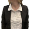 Broche Epingle de jabot Art Déco en or blanc et platine, diamants. 58 Facettes 30135
