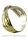 Bague 55 Jonc entrelacé diamants 58 Facettes 3891