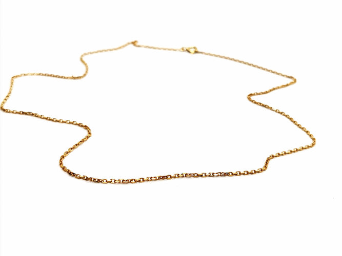 Collier Collier Maille forçat Or jaune 58 Facettes 1141245CD