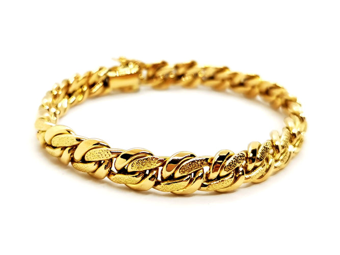 Bracelet Bracelet Maille anglaise Or jaune 58 Facettes 1171400CD