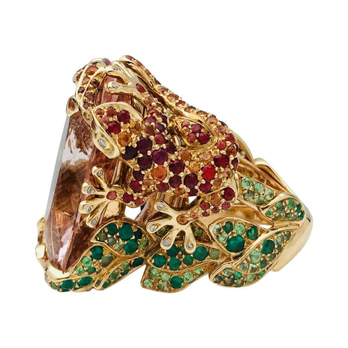 Bague 58 Bague de cocktail Dior, collection "Incroyables et Merveilleuses", modèle "Salamandre". 58 Facettes 28399