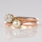 Boucles d'oreilles Parure ancienne perles fines et diamants 58 Facettes 19-614