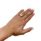 Bague 55 Bague Cartier modèle "Trinity" trois ors. 58 Facettes 29961