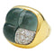 Bague 50 Bague Pomellato, "Mosaïco", or jaune et blanc, aigue-marines, diamants. 58 Facettes 30574