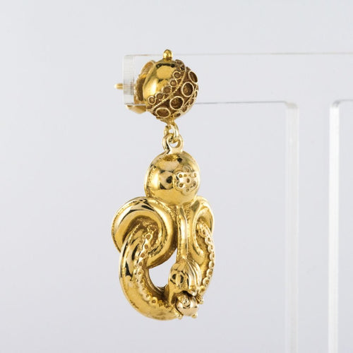 Boucles d'oreilles Pendants d'oreilles anciens or jaune 58 Facettes 19-178D