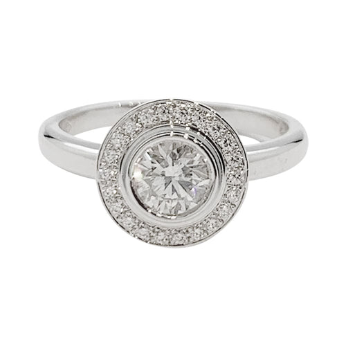 Bague 48 Bague Cartier solitaire brillant de 0,38 carat. 58 Facettes 30058