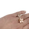 Bague 53 Bague Chaumet, Hortensia "Aube Rosée", or rose, diamants, saphir rose, opales roses. 58 Facettes 30367