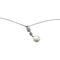 Collier Collier en or blanc diamants et perle. 58 Facettes 30296