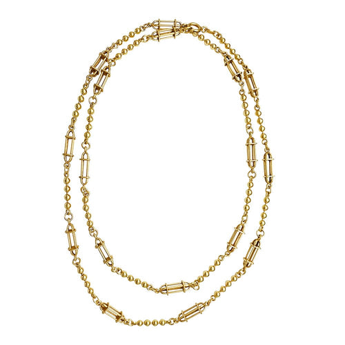 Collier Sautoir en or jaune. 58 Facettes 30199