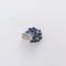 Boucles d'oreilles Clips d'oreilles Saphirs Diamants 58 Facettes 1