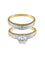 Bague BAGUES ALLIANCES SOLITAIRES OR JAUNE 58 Facettes SO266