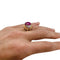 Bague 50 Bague rubis en or rose et platine, diamants. 58 Facettes 29958