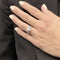 Bague 49.5 Solitaire platine, diamant 3.32 carats. 58 Facettes 30505