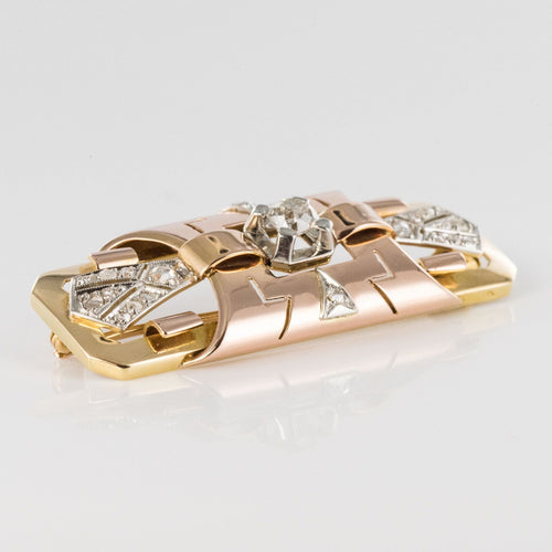 Broche Broche ancienne art déco diamants 58 Facettes 20-212