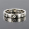 Bague 55 Alliance bandeau diamants 58 Facettes 18-387B
