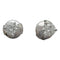Boucles d'oreilles Puces d'oreilles en or blanc, diamants. 58 Facettes 30030