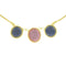 Collier Collier intailles sur pâte de verre 58 Facettes SC007