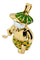 Broche Broche/pendentif "Golfeur" signée Fred 58 Facettes 036791