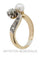 Bague 45 Vous et moi perle et diamants 58 Facettes 34681