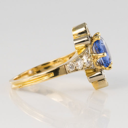 Bague 54 Bague saphir et diamants 58 Facettes CK1084-52