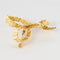 Broche Broche noeud or jaune 58 Facettes 20-235