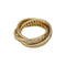Bague 53 Bague Cartier "Trinity" en or jaune et diamants. 58 Facettes 28798-1
