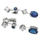 Boucles d'oreilles Boucles d'oreilles Chaumet, "Clarisse", en or blanc, saphirs et diamants. 58 Facettes 23684