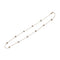 Collier Collier en or rose, 11 diamants bruns. 58 Facettes 29612