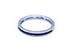Bague 59 Bague Alliance Or blanc Diamant 58 Facettes 968086CN