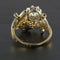 Bague 54 Bague ancienne diamants et perle fine toi et moi 58 Facettes 18-049-54