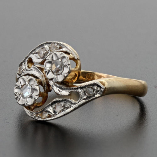 Bague 55 Bague ancienne de la Belle époque diamants 58 Facettes 19-523A-52