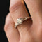 Bague 54 Solitaire diamant et diamants baguette 58 Facettes 16-060-54