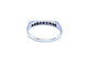 Bague 58 Bague Or blanc Saphir 58 Facettes 930703CN