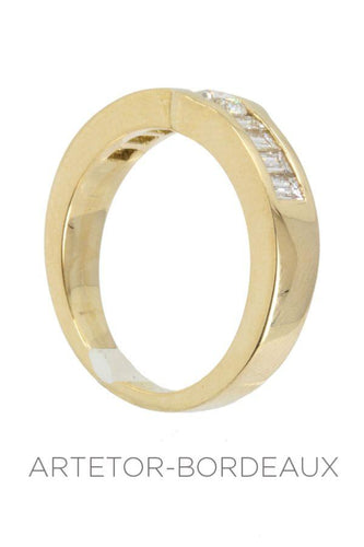 Bague 55 Bague diamants baguette 58 Facettes 33541