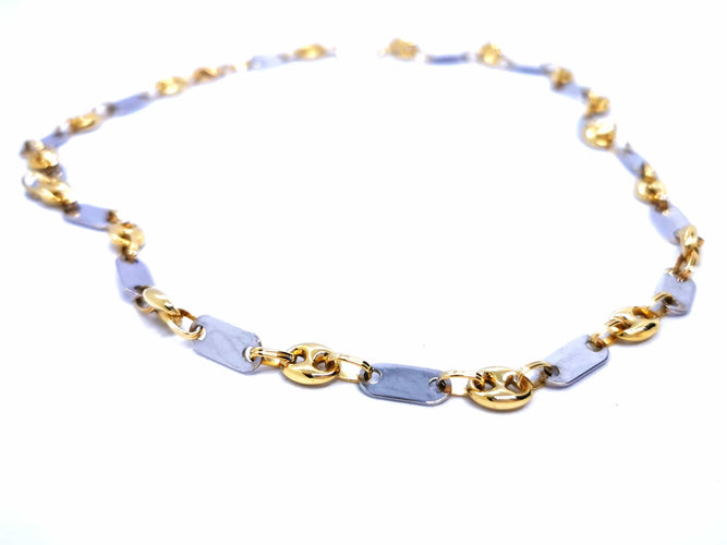 Collier Collier Grain de café Or jaune 58 Facettes 851001CN