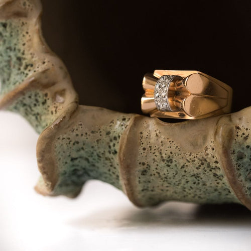 Bague 55 Bague tank noeud Diamants 58 Facettes 11-002-2740246-55