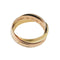 Bague 44 Bague Cartier "Trinity" 3 ors, petit modèle. 58 Facettes 30266