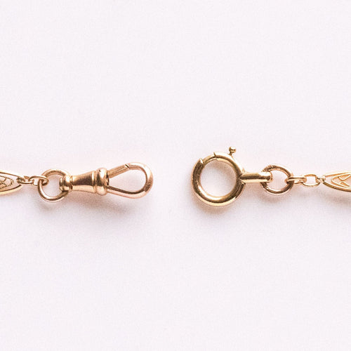 Collier Chaîne ancienne en or rose 58 Facettes 20-078
