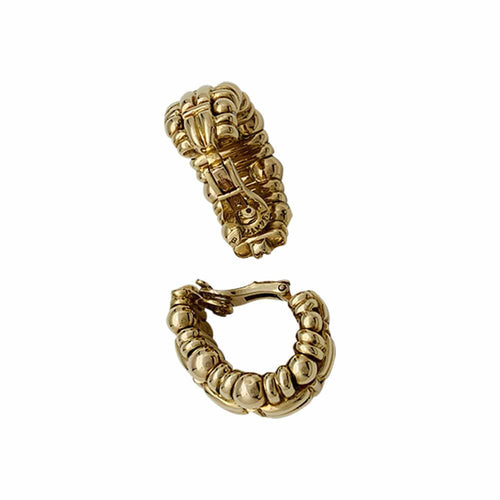 Boucles d'oreilles Boucles d'oreilles Boucheron, "Boules croisées", en or jaune. 58 Facettes 29219