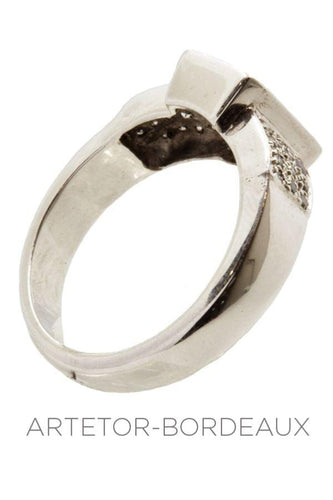 Bague 61 Bague ceinture diamantée 58 Facettes 5331