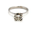 Bague 52 Bague Solitaire Or blanc Diamant 58 Facettes 1155279CN