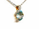 Collier Collier Chaîne + pendentif Or blanc Topaze 58 Facettes 1141225CD