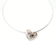Collier Van der Bauwede Collier Lierre Or blanc Diamant 58 Facettes 00024GD
